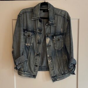 Able Distressed Denim Jacket